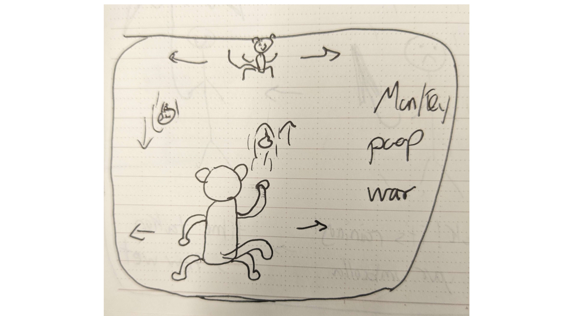 monkey poop war